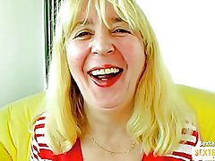 Oma (68) haarig und წყვილი blaesst und fickt დენ ყლე